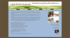 Desktop Screenshot of labaksportsmassage.com