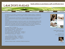 Tablet Screenshot of labaksportsmassage.com